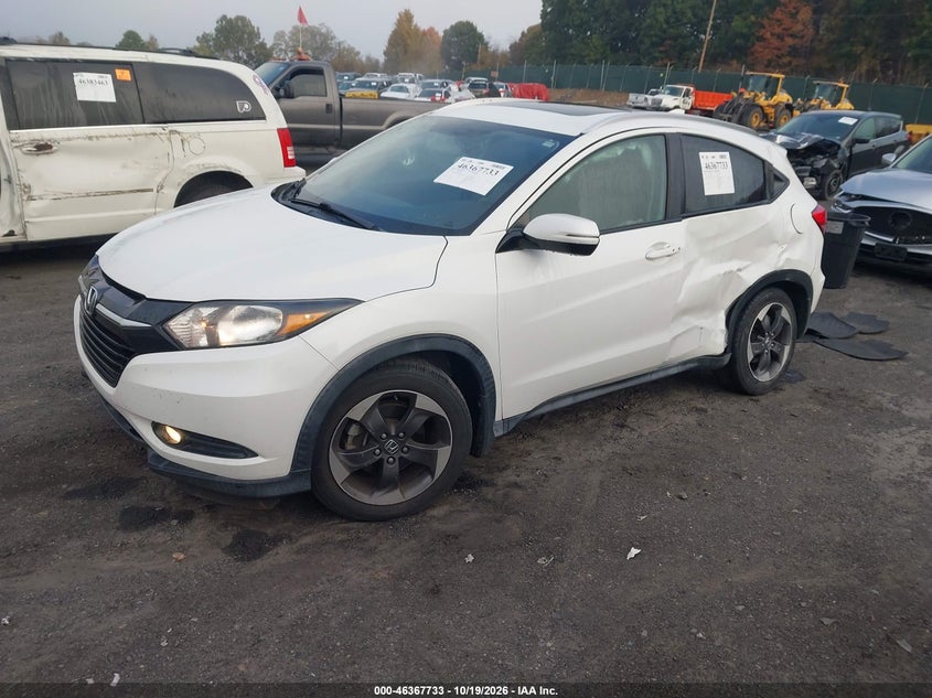 Vin: 3czru6h77jm728097, lot: 46868066, honda hr-v ex-l 20182