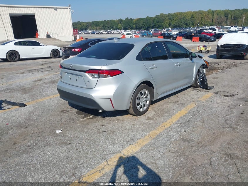 Vin: 5yfb4mde3rp103247, lot: 46868076, toyota corolla le 20244