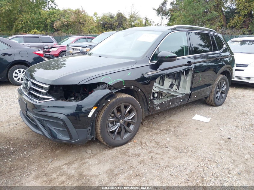 Vin: 3vv3b7ax8nm042966, lot: 46868079, volkswagen tiguan 2.0t se 20222