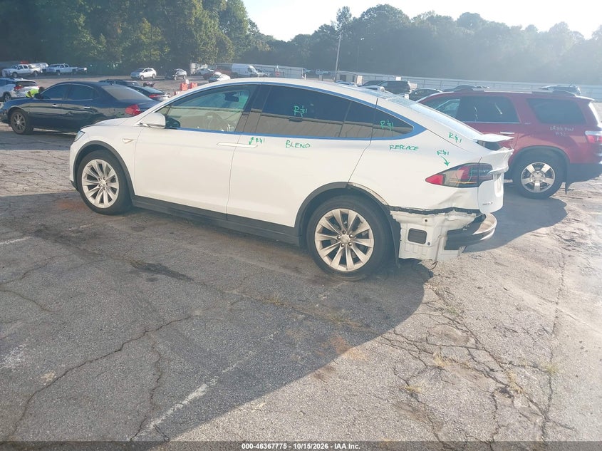 Vin: 5yjxcbe27gf016462, lot: 46868108, tesla model x 60d/70d/75d/90d/p100d 20163