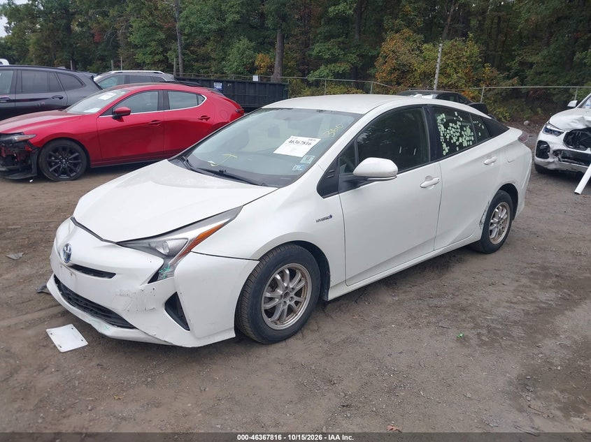 Vin: jtdkbrfu7g3506242, lot: 46868149, toyota prius two 20162