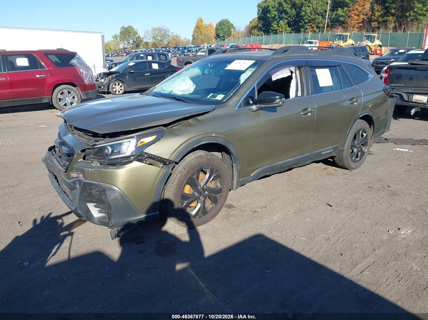 2022 Subaru Outback Onyx Edition Xt, Front End, IAAI, VIN 4S4BTGLD8N3270862 — photo 2