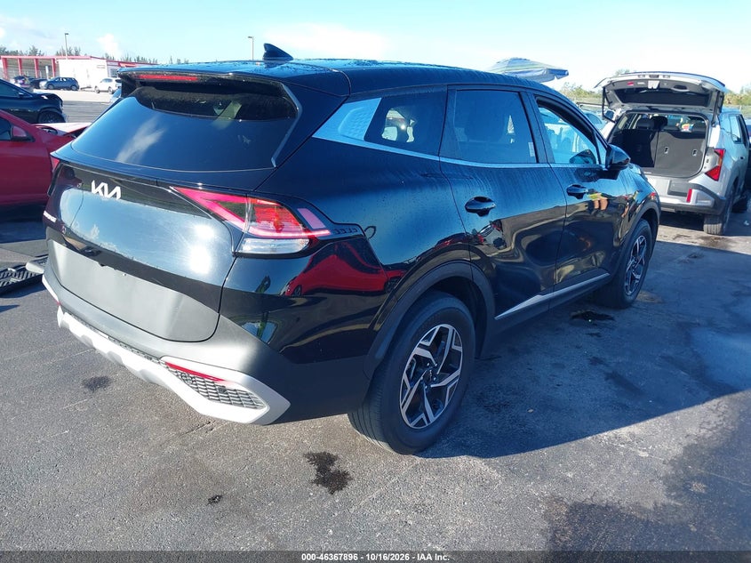 Vin: kndpucdf4s7414573, lot: 46868229, kia sportage lx 20254
