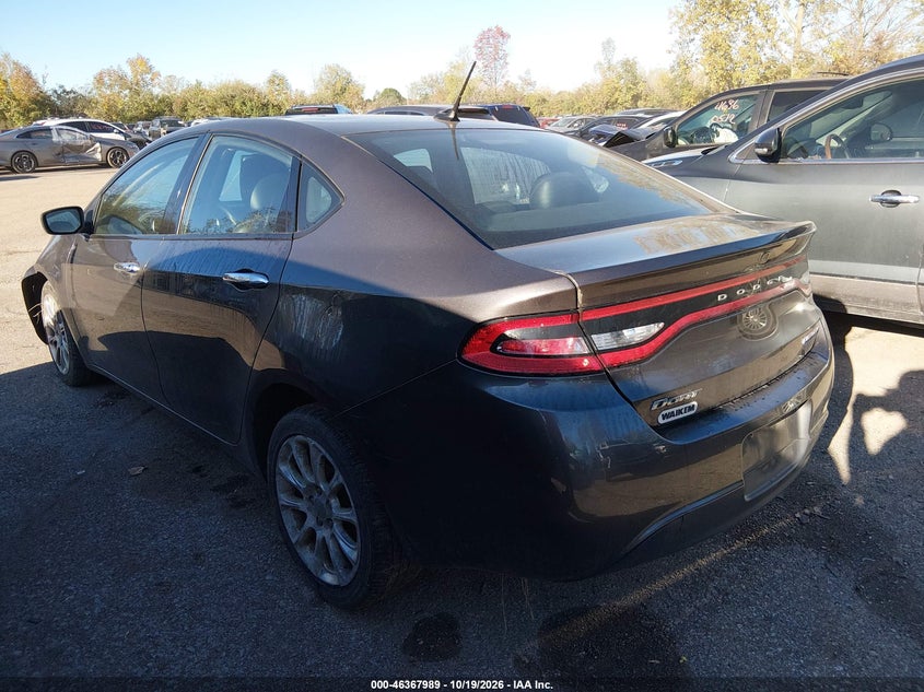 Vin: 1c3cdfcb2fd213717, lot: 46868322, dodge dart limited 20153