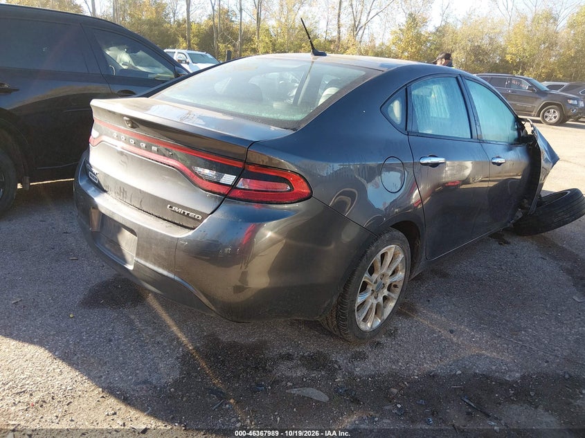 Vin: 1c3cdfcb2fd213717, lot: 46868322, dodge dart limited 20154