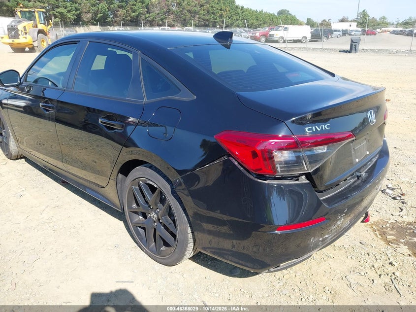 Vin: 2hgfe2f52rh533312, lot: 46868362, honda civic sport 20243