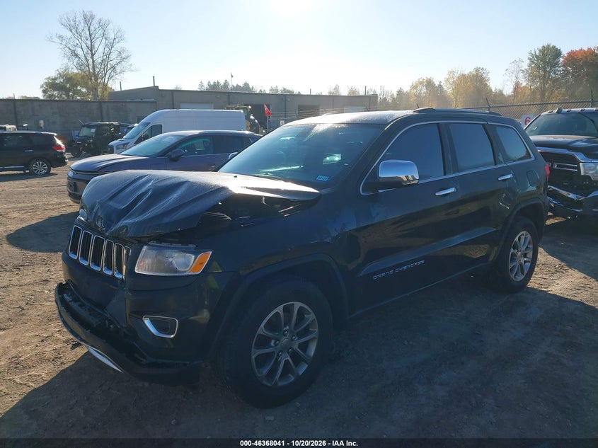 2015 Jeep Grand Cherokee Limited, Front End, IAAI, VIN 1C4RJFBG7FC136408 — photo 2
