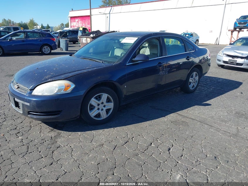2008 Chevrolet Impala Ls, Изъятое, IAAI, VIN 2G1WB58K489242680 — фото 2