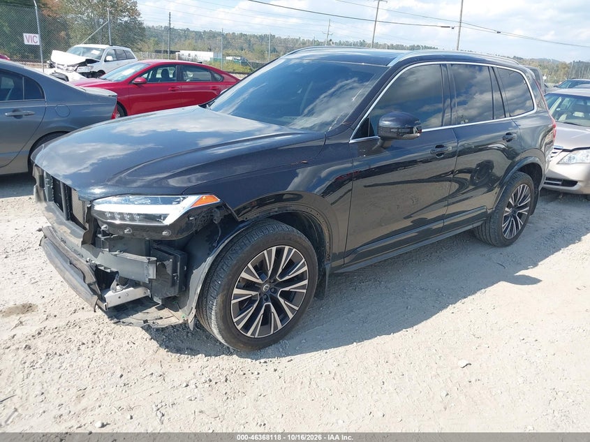 Vin: yv4102pk0l1532660, lot: 46868451, volvo xc90 t5 momentum 7 passenger 20202