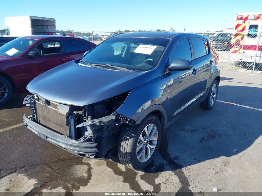 Vin: kndpb3ac0g7820034, lot: 46868471, kia sportage lx 20162
