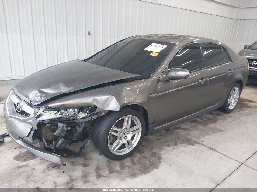 2008 Acura Tl 3.2, Front End, IAAI, VIN 19UUA66228A029856 — photo 2