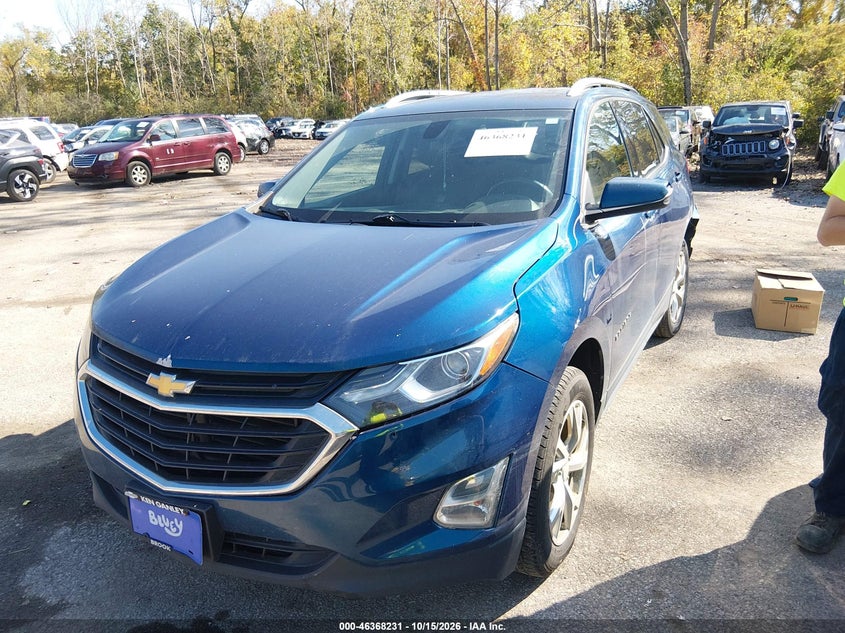 2019 Chevrolet Equinox Lt, Удар сзади, IAAI, VIN 3GNAXVEXXKL376284 — фото 2