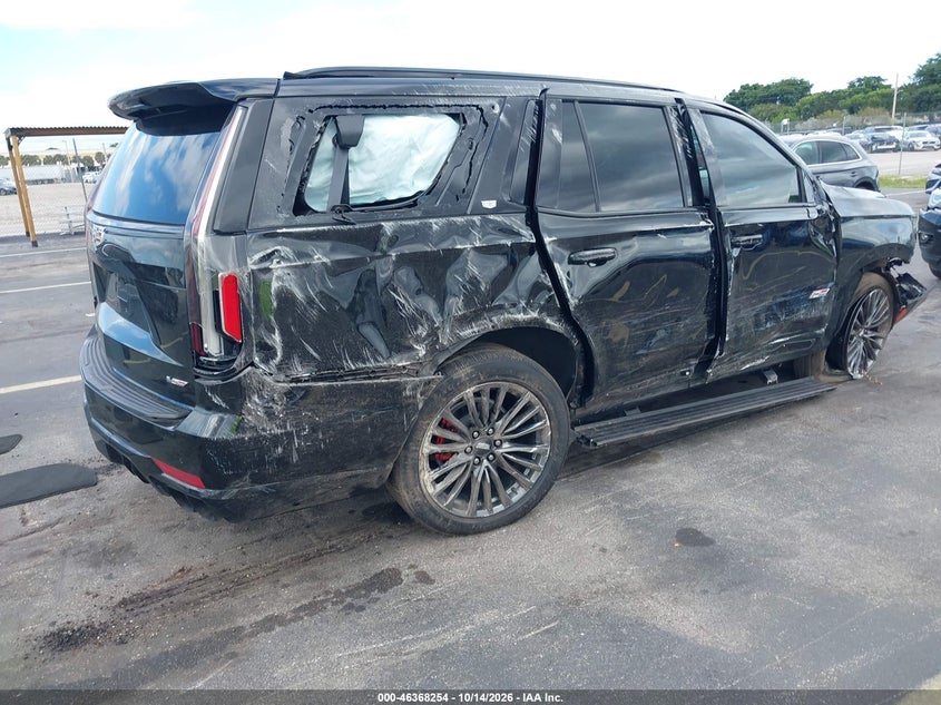 Vin: 1gys4hk98pr499735, lot: 46868587, cadillac escalade 4wd v-series 20234