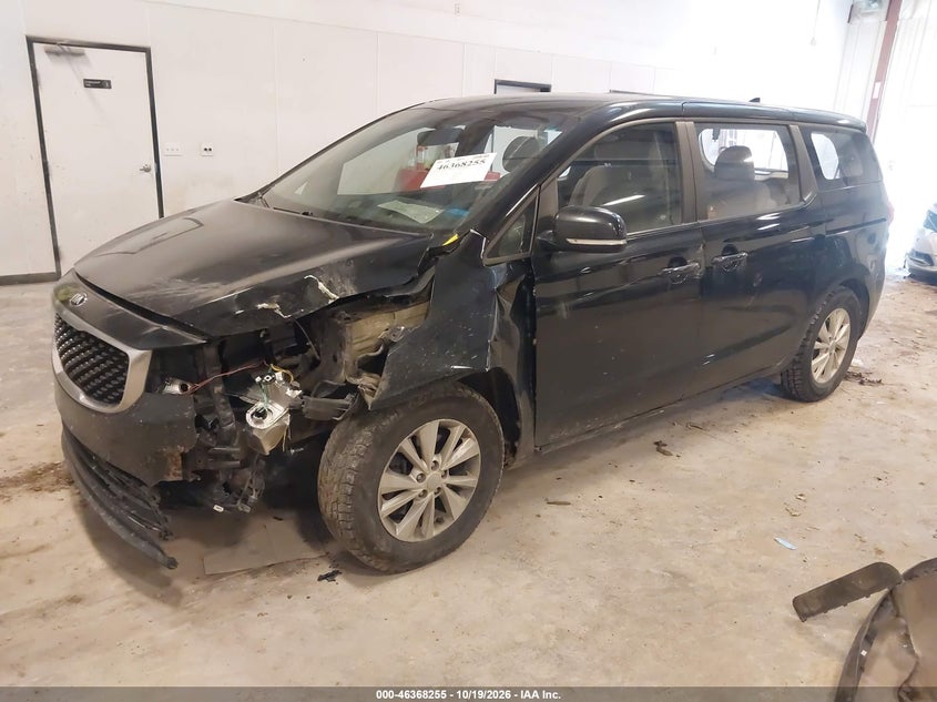 Vin: kndma5c1xg6151953, lot: 46868588, kia sedona l 20162