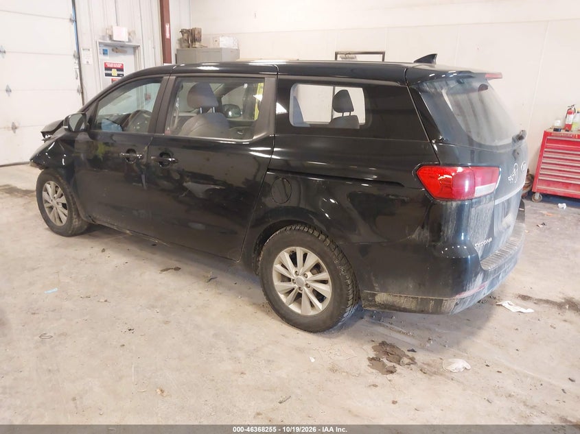 Vin: kndma5c1xg6151953, lot: 46868588, kia sedona l 20163