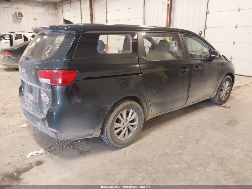 Vin: kndma5c1xg6151953, lot: 46868588, kia sedona l 20164