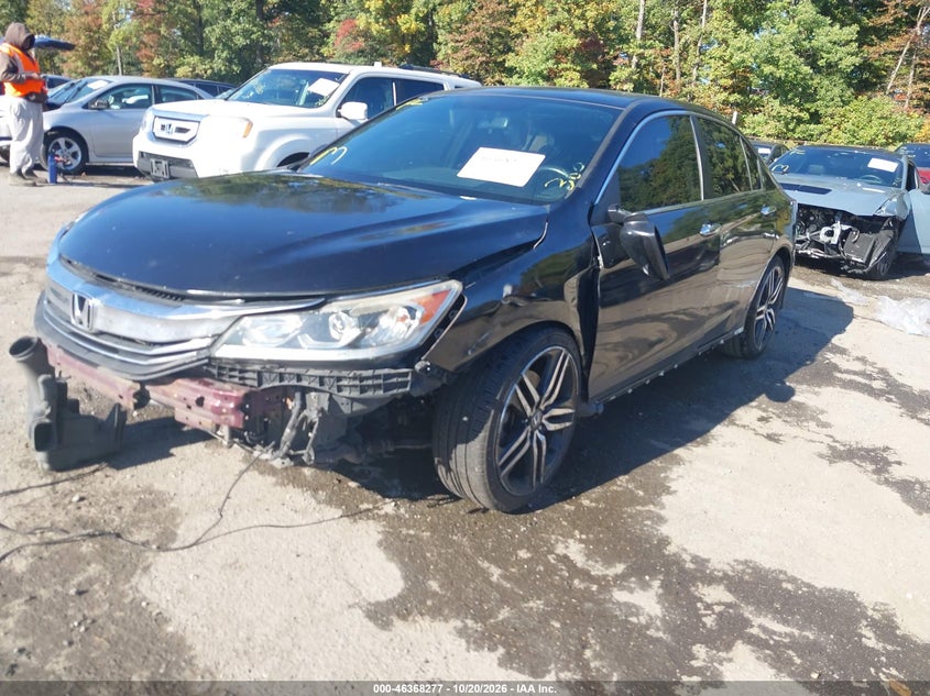 Vin: 1hgcr2f52ga154023, lot: 46868610, honda accord sport 20162