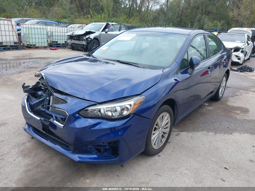 Vin: 4s3gkab62h3619774, lot: 46868645, subaru impreza 2.0i premium 20172