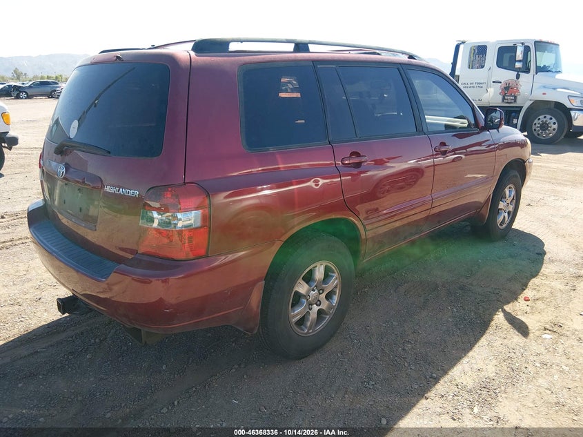 TOYOTA HIGHLANDER 2004 VIN JTEEP21A840034483