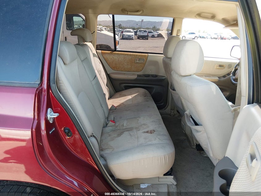 TOYOTA HIGHLANDER 2004 VIN JTEEP21A840034483