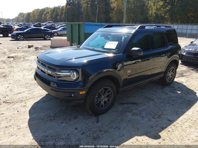 Vin: 3fmcr9b6xpre17060, lot: 46868679, ford bronco sport big bend 20232