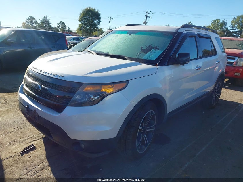 2014 Ford Explorer Sport, Unknown, IAAI, VIN 1FM5K8GT7EGC55284 — photo 2