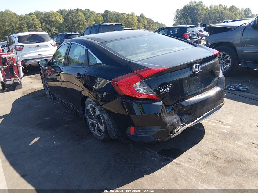 Vin: 2hgfc2f68lh598185, lot: 46868732, honda civic lx 20203