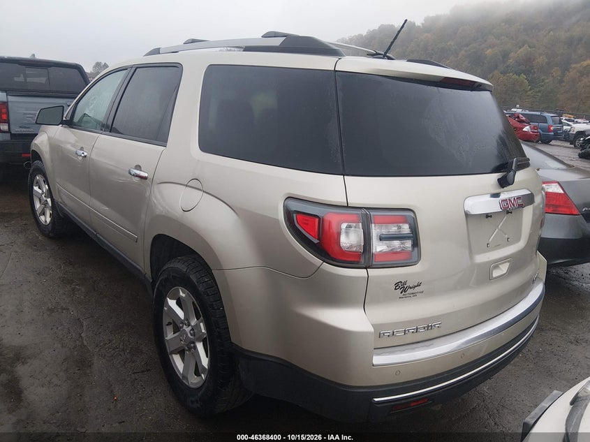 Vin: 1gkkvpkd6fj298077, lot: 46868733, gmc acadia sle-2 20153