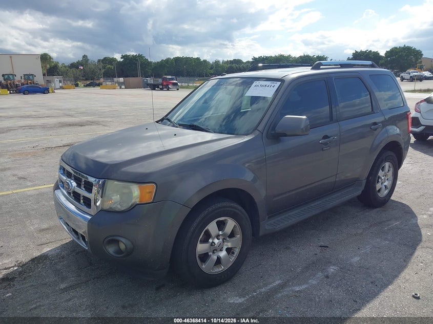 Vin: 1fmcu0eg2bkb88854, lot: 46868747, ford escape limited 20112