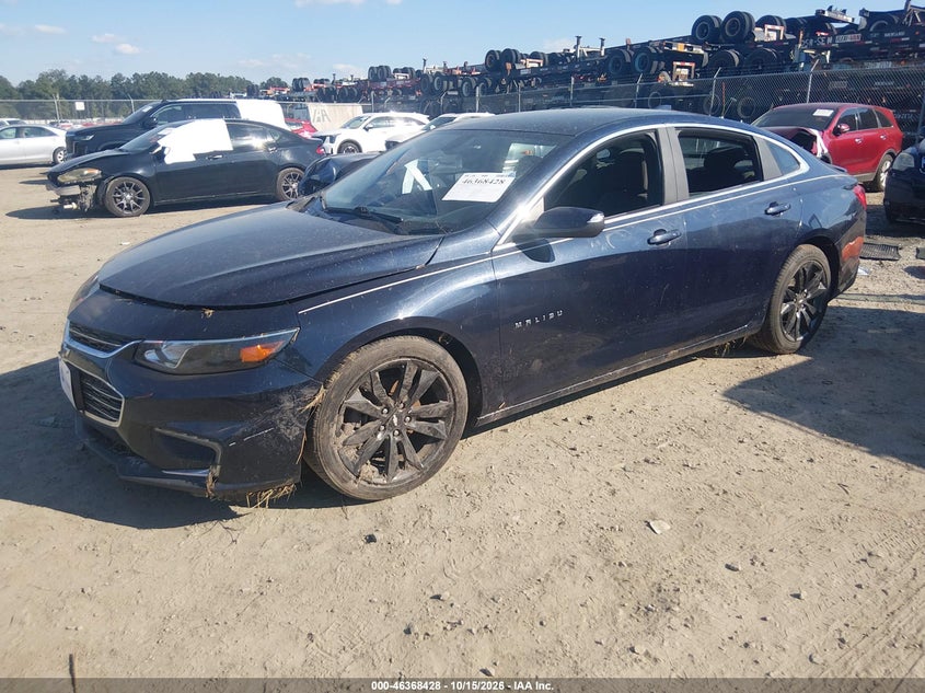 2017 Chevrolet Malibu 1Lt, Flood, IAAI, VIN 1G1ZE5ST5HF215145 — photo 2