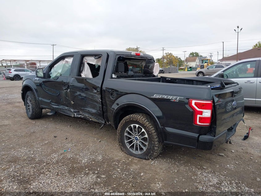 Vin: 1ftew1ep7kfb94977, lot: 46868778, ford f-150 xlt 20193