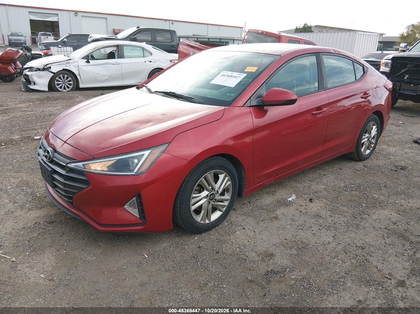 2019 Hyundai Elantra Sel, Right Side, IAAI, VIN 5NPD84LF1KH407512 — photo 2