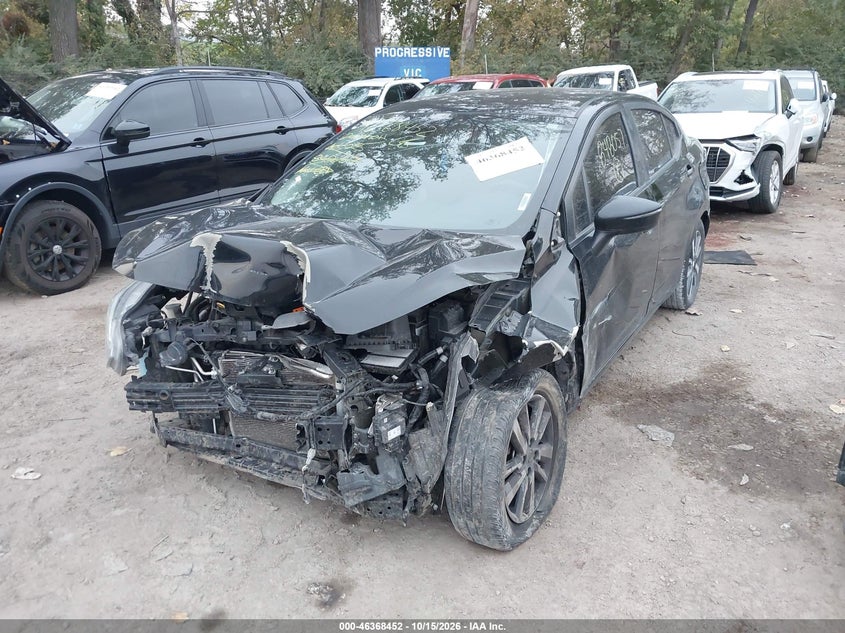 Vin: 3n1cn8ev8ml848057, lot: 46868785, nissan versa sv xtronic cvt 20212