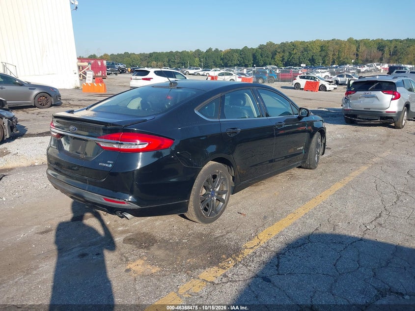 Vin: 3fa6p0lu7jr269236, lot: 46868809, ford fusion hybrid se 20184