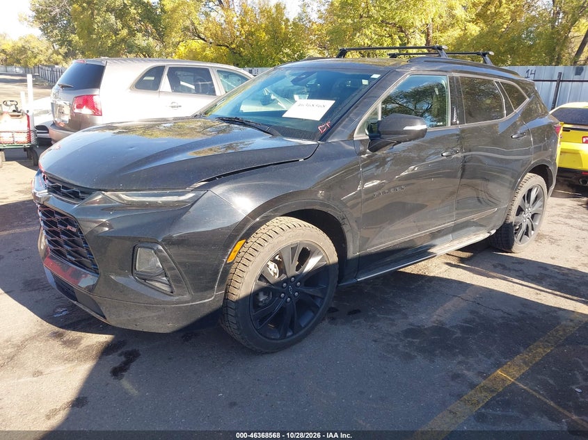 Vin: 3gnkbkrs4ms517780, lot: 46868901, chevrolet blazer awd rs 20212