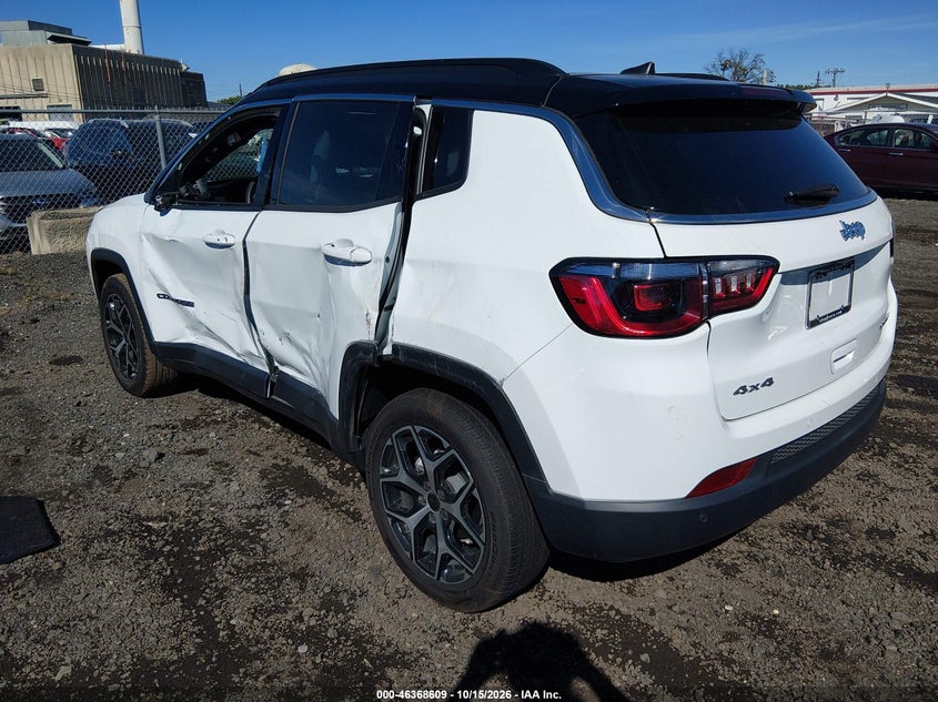 Vin: 3c4njdcn3st571053, lot: 46868942, jeep compass limited 4x4 20253