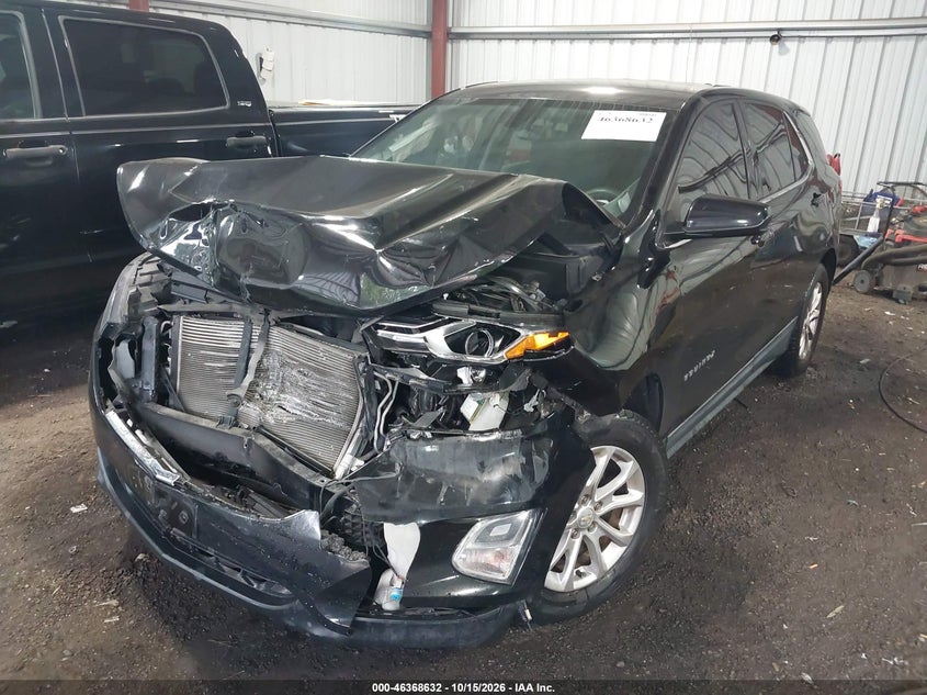 2018 Chevrolet Equinox Lt, Front End, IAAI, VIN 2GNAXJEV3J6230433 — photo 2