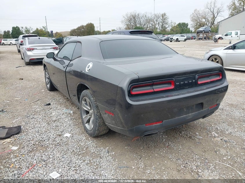 Vin: 2c3cdzag6gh213787, lot: 46869018, dodge challenger sxt 20163