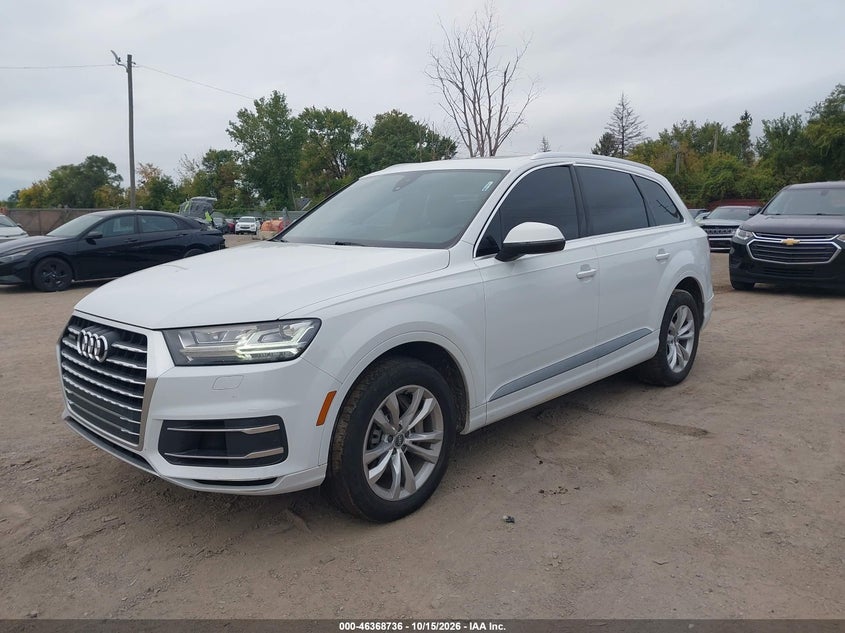 Vin: wa1laaf7xjd008275, lot: 46869069, audi q7 3.0t premium 20182