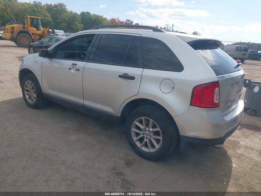 Vin: 2fmdk3gc4eba61656, lot: 46869074, ford edge se 20143