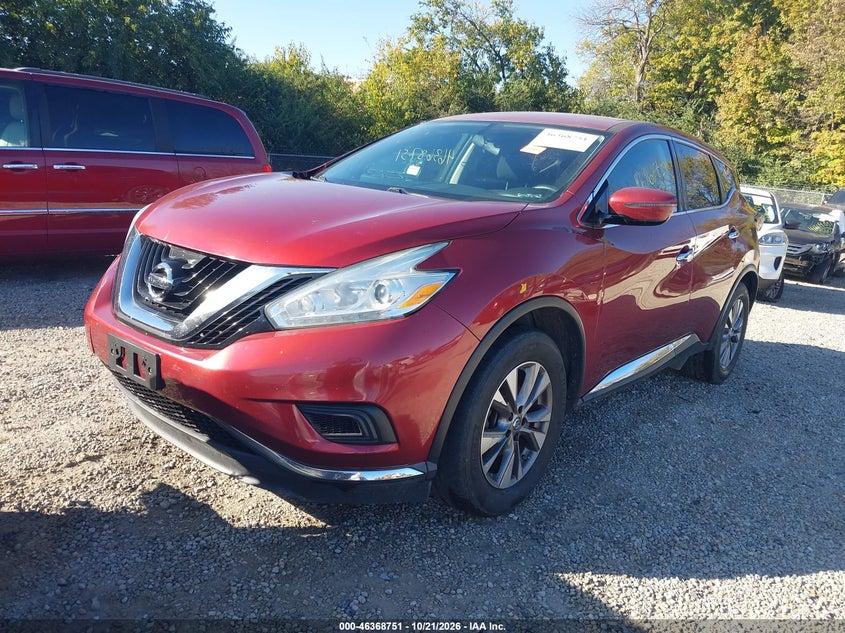 Vin: 5n1az2mh6gn105866, lot: 46869084, nissan murano platinum/s/sl/sv 20162