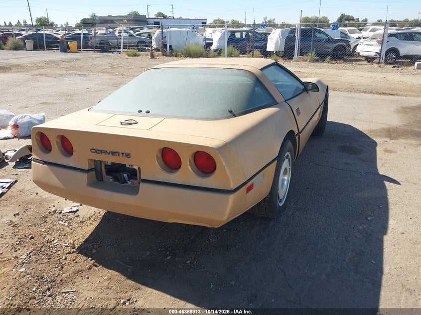 CHEVROLET CORVETTE 1984 VIN 1G1AY0784E5107287