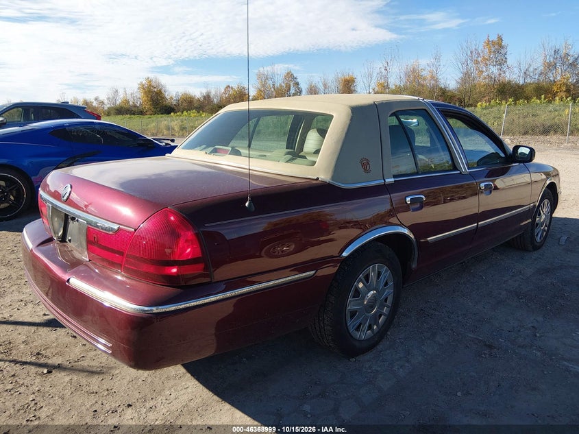 MERCURY GRAND MARQUIS 2005 VIN 2MEFM74WX5X603759