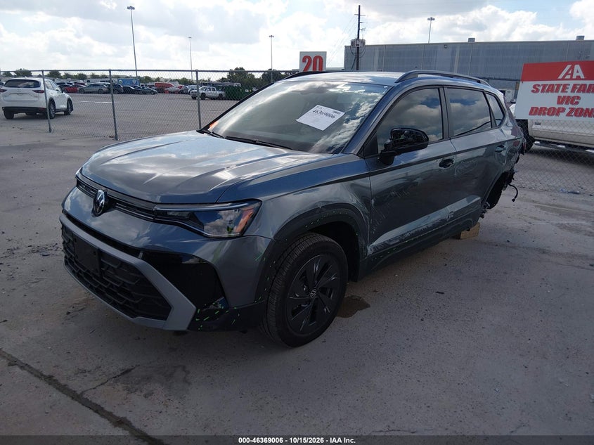 Vin: 3vv5c7b24tm044431, lot: 46869339, volkswagen taos s 20262