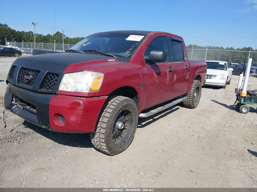 2004 Nissan Titan Xe, Front End, IAAI, VIN 1N6AA07B24N533997 — photo 2