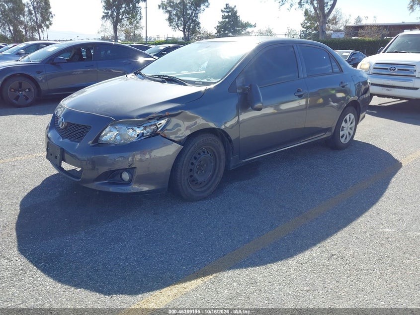2010 Toyota Corolla Le, Left Side, IAAI, VIN 1NXBU4EE9AZ204827 — photo 2