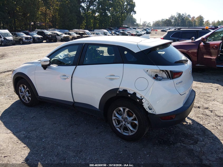 Vin: jm1dkdb7xl1470435, lot: 46869531, mazda cx-3 sport 20203