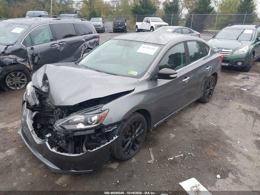 2018 Nissan Sentra Sr, Front End, IAAI, VIN 3N1AB7AP6JY257080 — photo 2