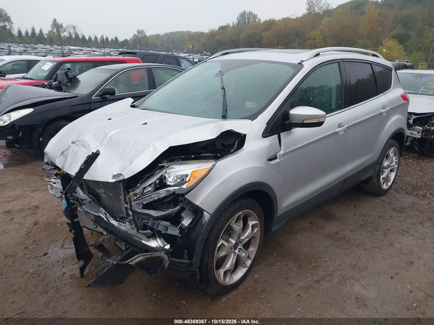 Vin: 1fmcu9j93fuc46332, lot: 46869700, ford escape titanium 20152