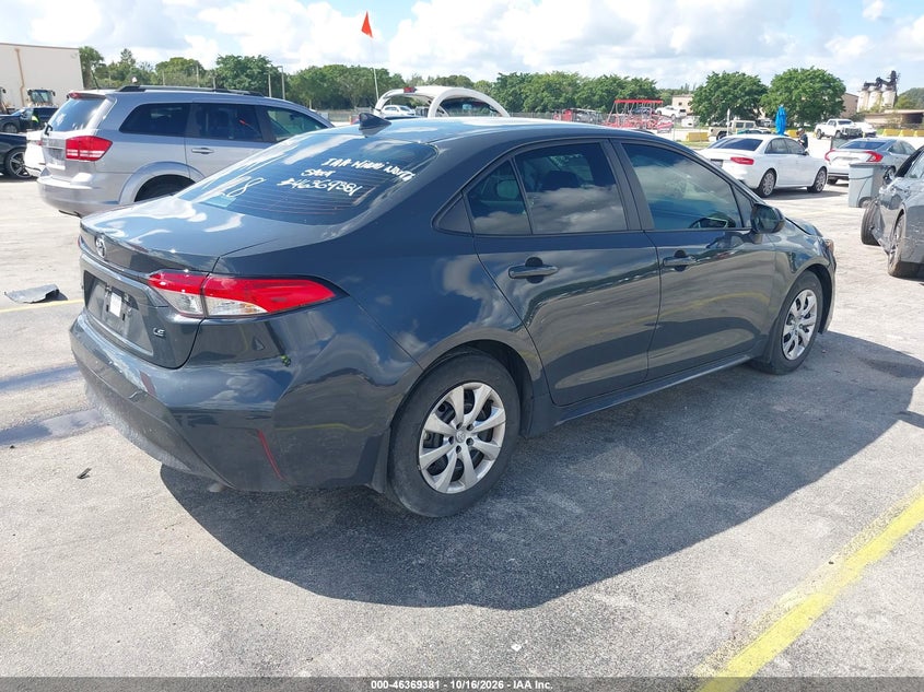 Vin: 5yfb4mde8sp268071, lot: 46869714, toyota corolla le 20254